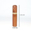 Vecent Portable Wood Toothpick Holder Mini Toothpick box Pocket Toothpick