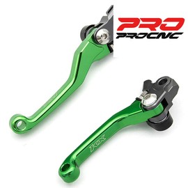 PROCNC Brake Clutch Lever KX Logo for Kawasaki KX250 2019-2020 KX250F KX450F 2013 2014 2015 2016 2017 2018 with KX Logo