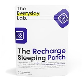 The Everyday Lab The Recharge Sleeping Patch | Parches Transdermicos para Dormir con Melatonina | 3 Pack Sobre con 12 Parches | Lavanda y Pasiflora | 