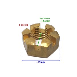 Boat Motor Propeller Prop Nut 346-64121-5 11-161471 161471 for Tohatsu Nissan Mercury Outboard 9.9HP - 30HP Engine