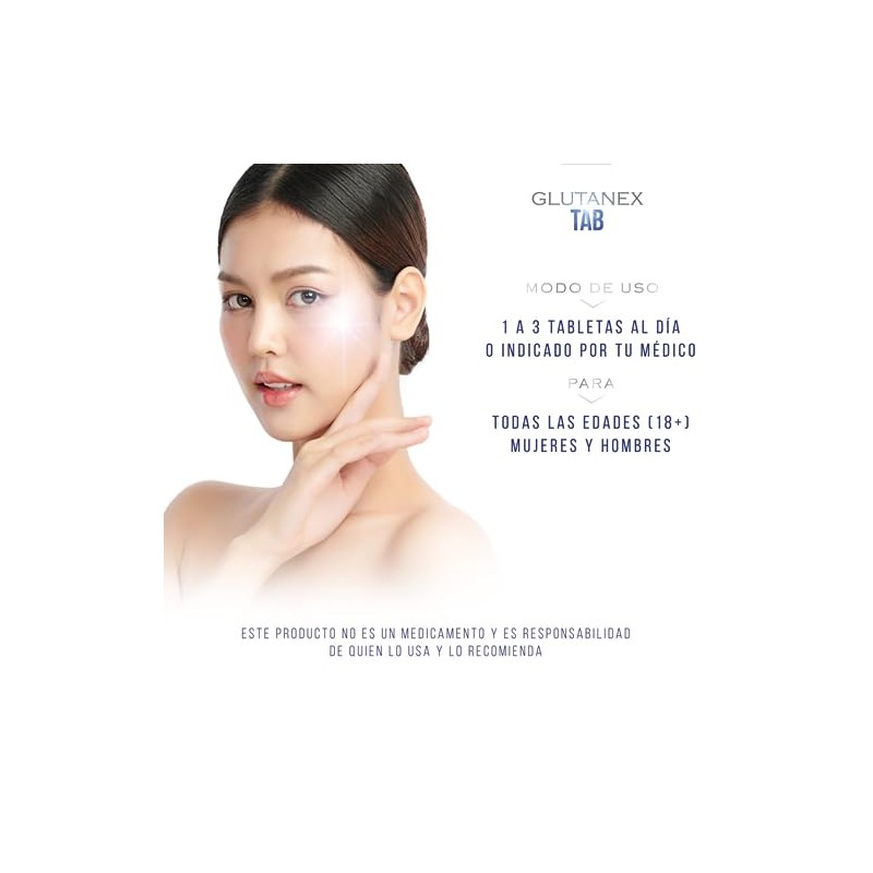 Glutanex TAB - TABLETAS DE GLUTATIN GSH GRADO MDICO sin