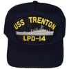 EC USS Trenton LPD-14 Ship HAT - Navy Blue -