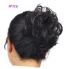 Baluue Ladies Fashion Curly Bun Hairpiece Synthetic Wavy Hair Extensions