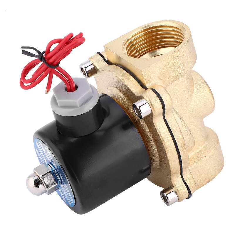 Normally Closed Solenoid Valve Brass for Air Water Oil 1in