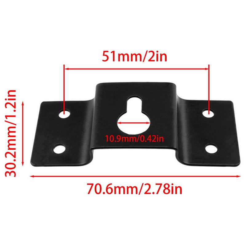 Dookoe Wall Hanging Iron Hooks Hanging Panels Connectors and Mounting