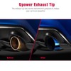 Upower Blue Burnt Exhaust Tip 2.5" Inlet 4" Outlet 9"