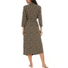 PrinStory Women's Bathrobe, Lightweight, 3/4 Sleeve, Dressing Gown, V-Neck, Kimono