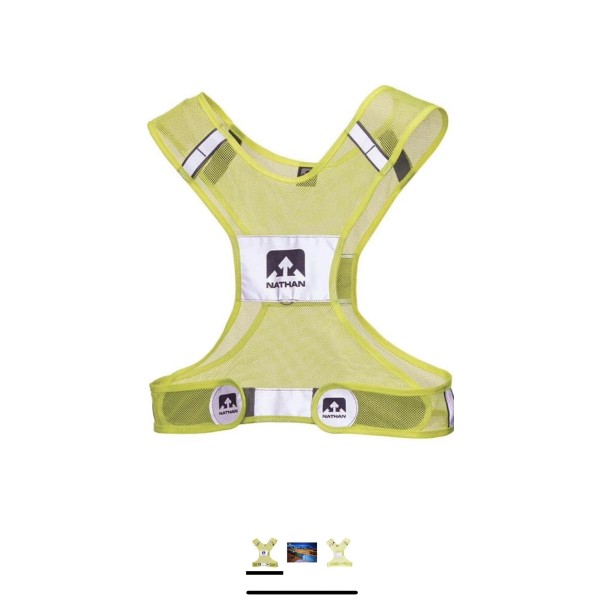Nathan Streak Reflective Running Safety Mesh Vest-Size L/XL