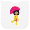 inktastic African American Girl, Girl in Raincoat, Umbrella Baby Terry
