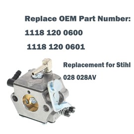 munirater Carburetor Air Filter Fuel Line Kit Replacement for 028 028AV Super Chainsaw Replacement for WT-16B Replacement for Tillotson HU-40