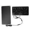 10W Solar Panel Powered Fan Efficient Fast Cooling Solar Powered