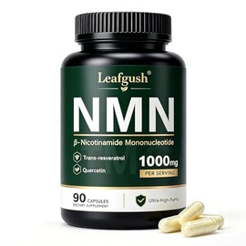 Suplemento NMN, NAD+ Precursor Support 1000mg Complejo 5 en 1 con 600 mg de mononucleótido de nicotinamida y TMG 200 mg, Trans-Resveratrol, Quercetina