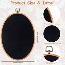 Yalikop Pin Display Board Fabric Enamel Pin Boards Wall Hanging Brooch Earrings Necklace Jewelry Holder Organizer Display Storage Back to School Gift for Home Summer Holiday(Black,11.4" X 8.6",2)