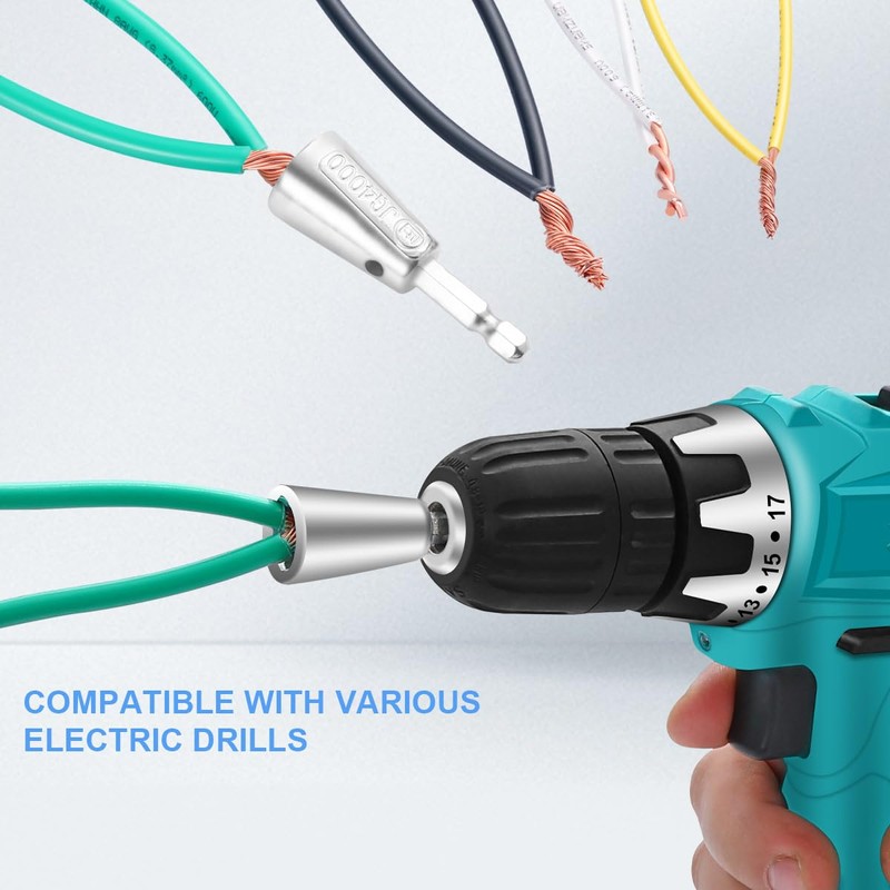 8 Piece, Wire Stripping and Twisting Tool, AWG 14-12-10-8 Specification,8