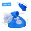 Mikinona Portable Women Urinal Bottle with Integrated Handle Large Capacity