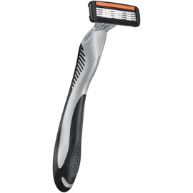 BIC Flex 4 Hybrid Disposable Men's 5-Blade Razors with Moveable Blades for a Clean and Close Shave, Pack of 6