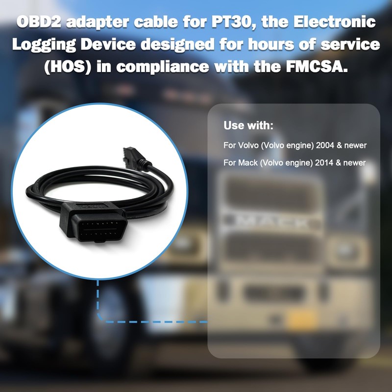 AMHTDOL OBD2 16 Pin to 10 Pin Diagnoatic Cable Adapter,Compliant