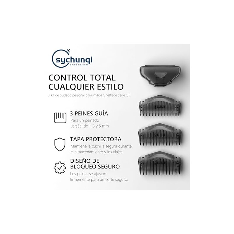 Set de Peines de Guía, Compatibles One Blade Phillips 1/2/3/5
