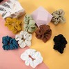 Belicia 8 pcs Pastel Hair Scrunchies Traceless Hair Ties for