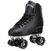 Skate Gear Retro Quad Roller Skates with Structured Boot (Black,