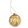 Sorority Shop Gamma Phi Beta Ornament - 8cm Clear Plastic