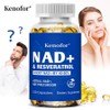 NAD+ & Resveratrol Complex Supplement - Real NAD+ Non-Precursor - Cellular Energy and Antioxidant Support - Healthy Aging Management, 3 Pieces, 60 Servings / NAD+ & 레스베라트롤 복합보충제 - 리얼 NAD+ 비전구체 - 세포 에너지 및 항산화 지원 - 건강한 노화 관리, 3개, 60회분