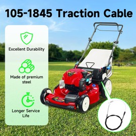 XIKOBY 105-1845 Traction Cable Compatible with Toro Recycler 22" Self Propelled Gas Lawn Mower, 290-931 14508 60-530 Front Drive Control Cable Replacement for Toro 20012 20016 20065 Lawnmower Parts