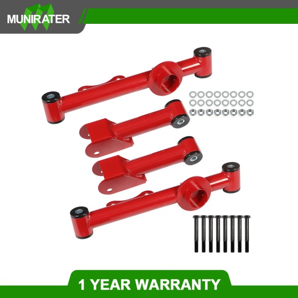 munirater 4P Fit For Mustang 1979-2004 Rear Upper&Lower Tubular Control
