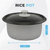 Courant Rice Cooker 8-Cup (Cooked), Removable Non-Stick Bowl, One Touch