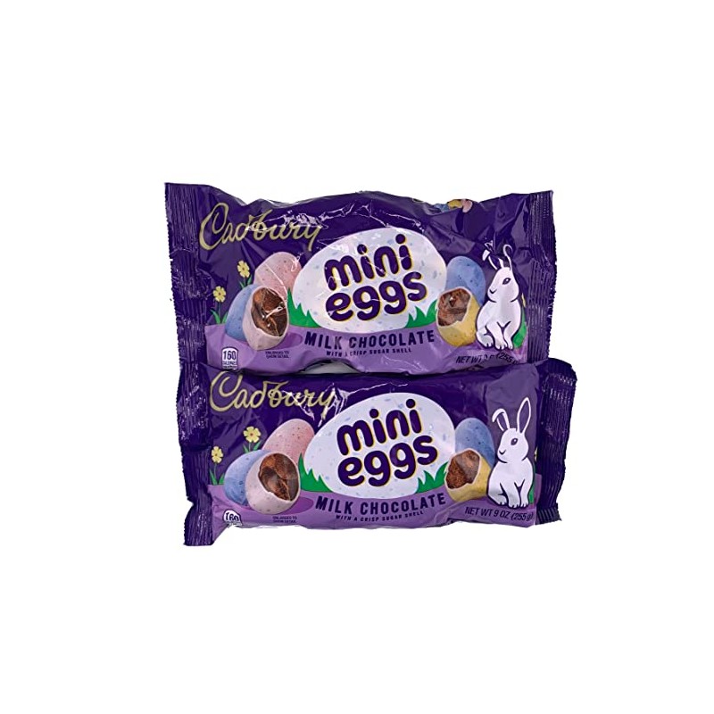 Cadbury Mini Eggs Milk Chocolate Pack of 2 x 9oz