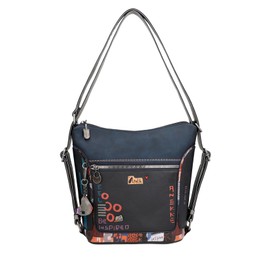 Anekke Contemporary Kyomu Convertible Shoulder Bag Multicoloured, multi-coloured