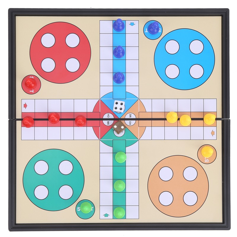Plastic Magnetism Aeroplane Chess Board Games Toy Set with Foldable
