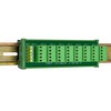 DIN Rail Mount 10A/300V Pluggable Screw Terminal Block Distribution Module