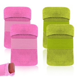 Adorila 4 PCS Cotton Soap Bag, Foaming and Drying The Soap, Shower Bar Soap Pouch Scrubber for Men and Women (Pink & Green)