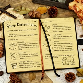 Hoci Poci Journal for Men, Vintage Leather Diary for Writing, A5 240 Kraft Pages College Ruled Notebook, Personal Planner Organizer Gift (Vintage Khaki)