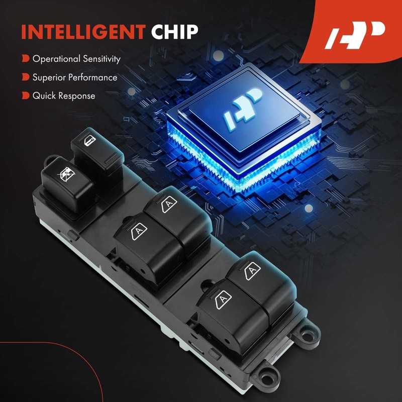 A-Premium Master Power Window Switch Compatible with Infiniti M35, M45,