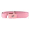 Ladeheid P15G Girls' Elastic Belt 1-6 Years 34-65 cm, Pink/Butterfly