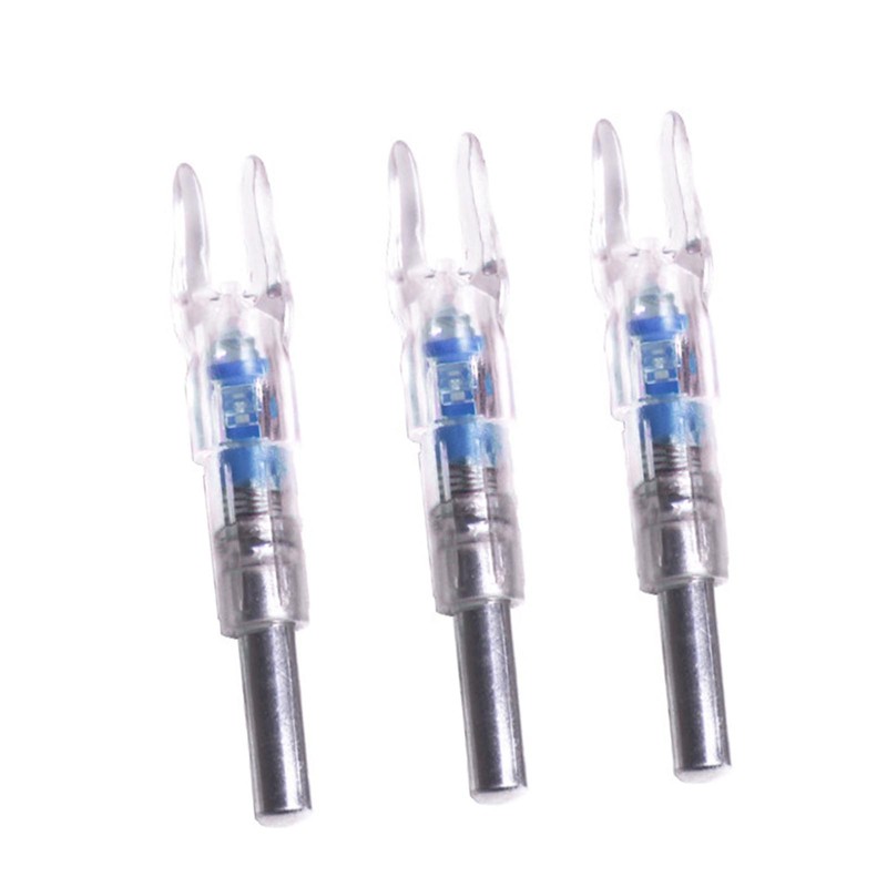 3PCS Lighted Arrow Nocks PC LED Lighted Archery Hunting Shooting