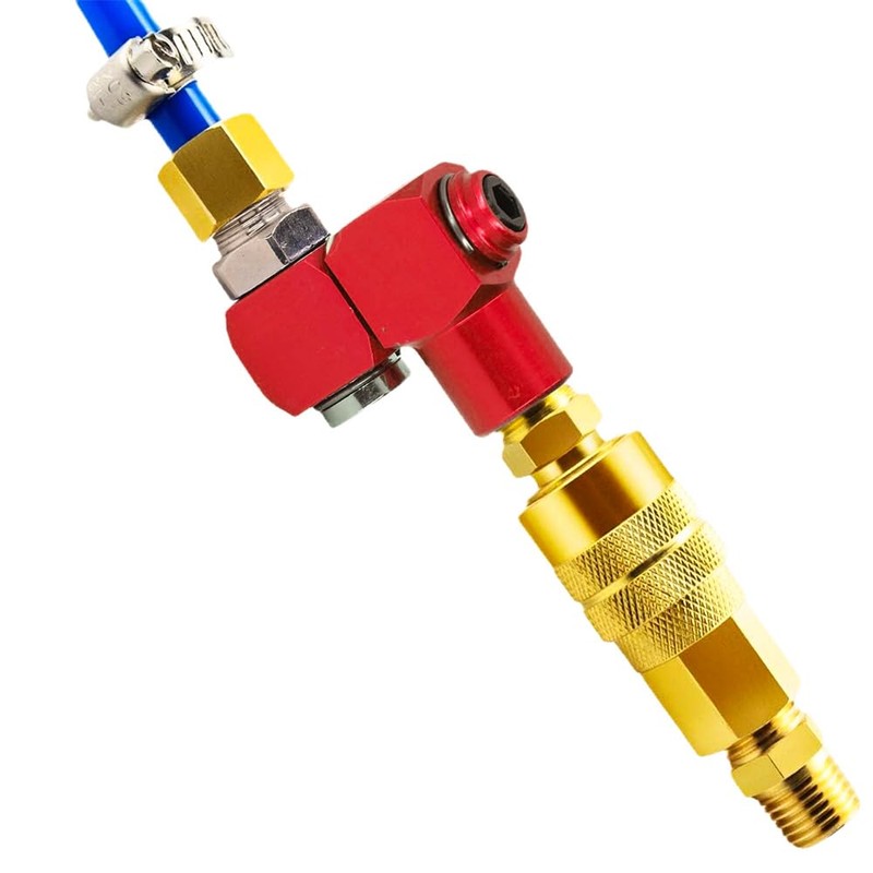Tiardey 2Packs 1/4 Inch 360 Degree Swivel Air Hose Connector