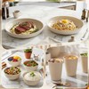 Plastic Dinnerware Sets for 6 People 18pcs Camping Plates and
