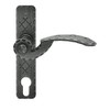 UHRIG Retro Wrought Iron Handle Set for Garden Door, Door