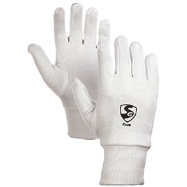 SG Club Inner Gloves for Wicket Keeping and Batting Mens Size