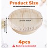 4 Pcs Banneton Covers, 10 Inch Reusable Banneton Liners, Easy