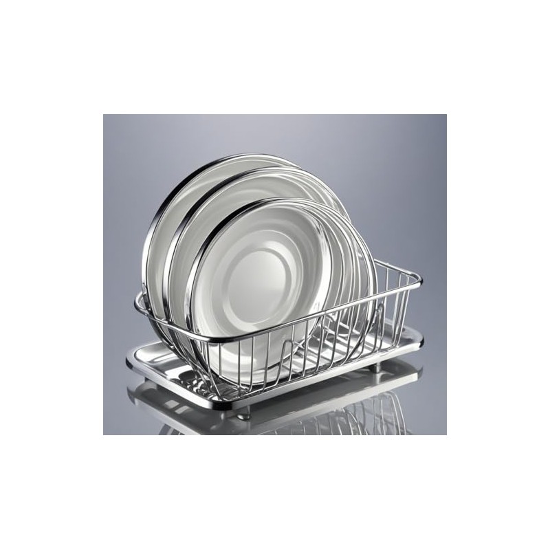Ezprotekt Bamboo Wooden Plate Racks Dish Stand Holder, Dish Drainer