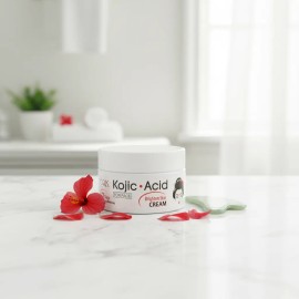 Crema Aclarante Iluminadora Ácido Kójico Manchas Paño 120g Mixta Día Noche