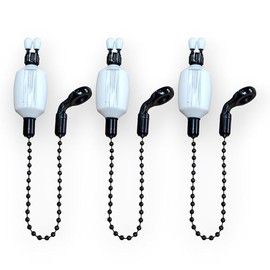 TJR Tackle 3 x Pro Ace II Bite Indicators Bobbins Short 14cm Chain For Fishing Bite Alarms