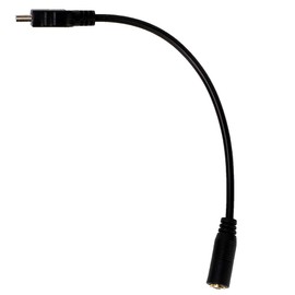 Fydun Camera Adapter Cable Plug and Play Adapter Cable Mini USB to 3.5mm Three Pole Audio Jack Microphone Adapter Cable for Camera Microphone Adapter Cable