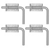 Buyers Products B2595 Spring Latch Assembly, 4 Pack, 1/2" Spring