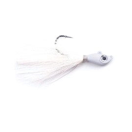Big Eye Bucktail 1/4oz White 2/0