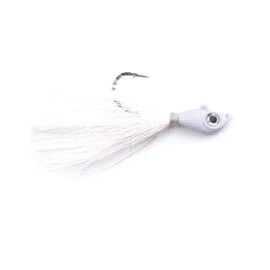 Big Eye Bucktail 1/4oz White 2/0